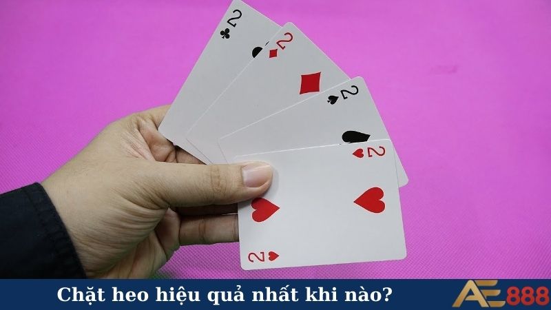 Chặt heo trong bài Tiến Lên - Bí quyết vàng từ cao thủ 5 Chặt heo hiệu quả nhất khi nào?