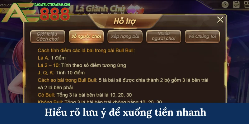 Hiểu rõ lưu ý để xuống tiền nhanh